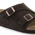 Birkenstock Zurich Suede Sandals Mocha